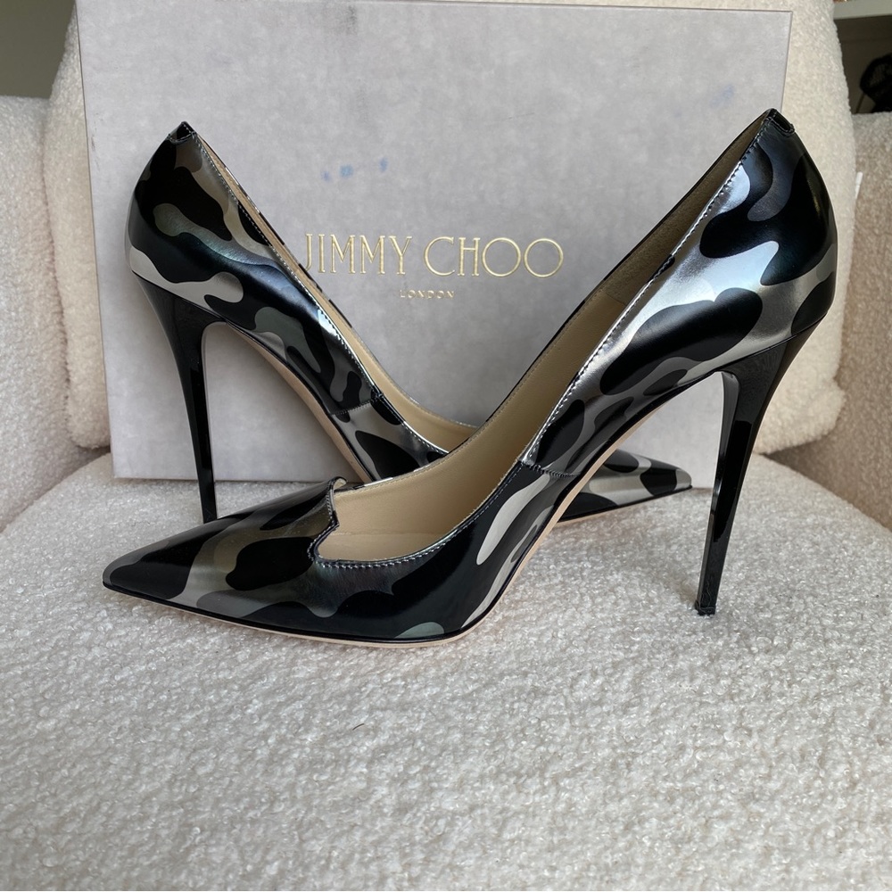 Jimmy Choo metallic pumps